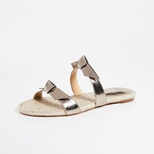 Alexandre Birman Clarita Braided Flat Sandal Espadrille 2022 36 Luna/Natural